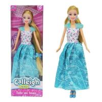 Uzun Saclı Calleigh Bebek - Mavi Elbiseli