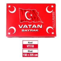 Vatan Bayrak Türk Bayrağı 150 x 225 Cm.